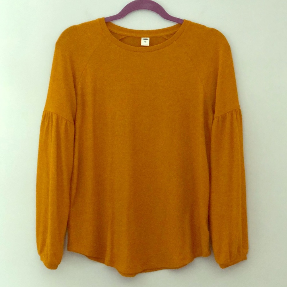 Old Navy Luxe-Yellow Sweater